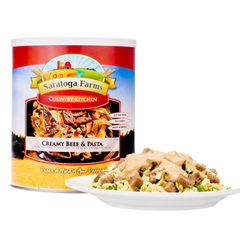 freeze dried beef stroganoff emergency food storage 