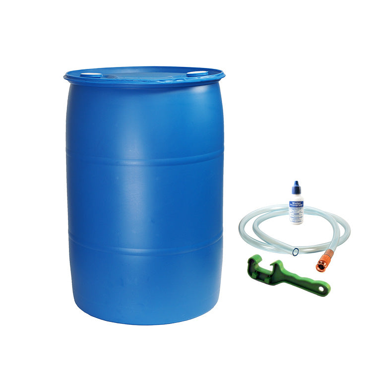 55-Gallon Water Barrel Combo